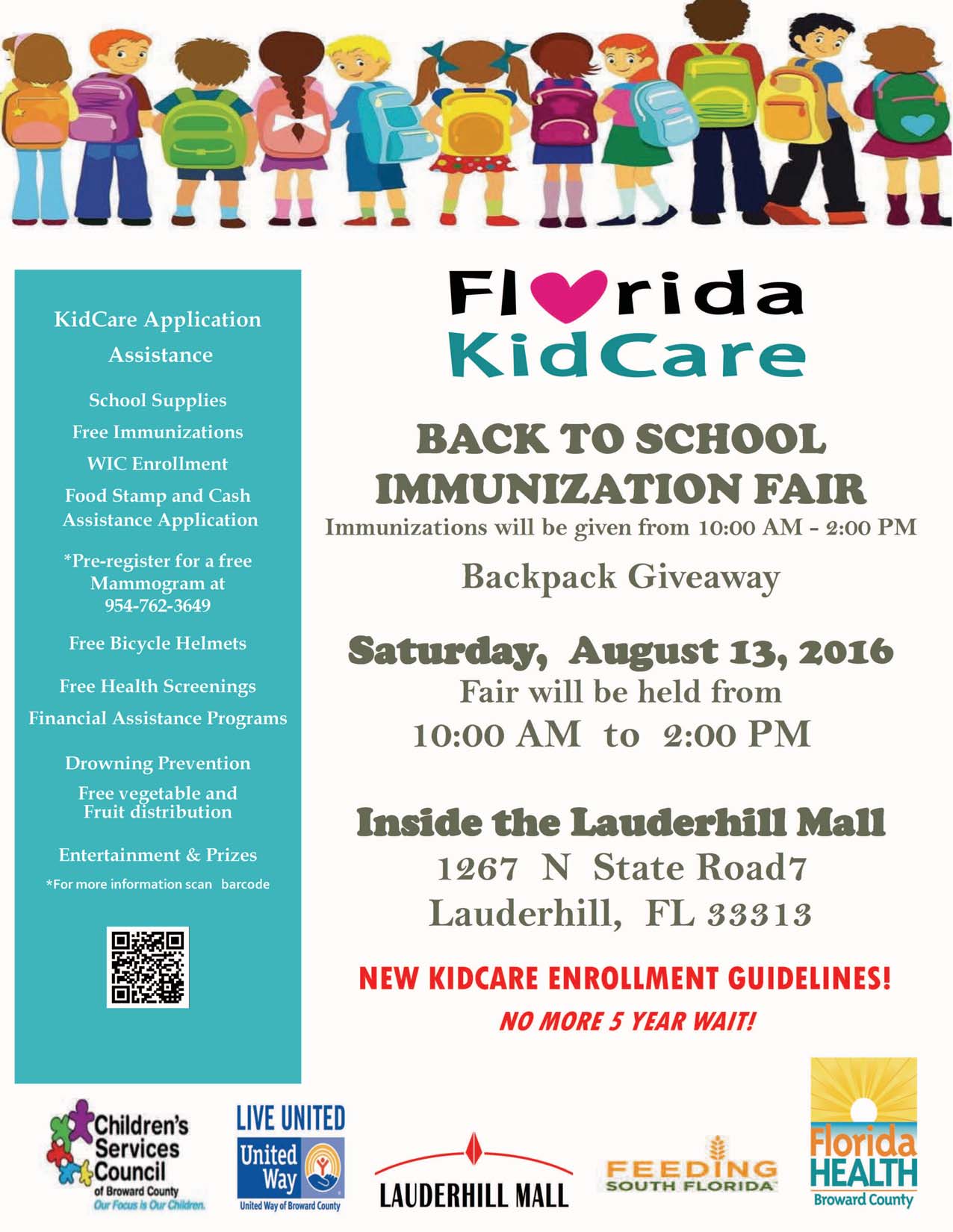 Florida KidCare Back to School Immunization Fair