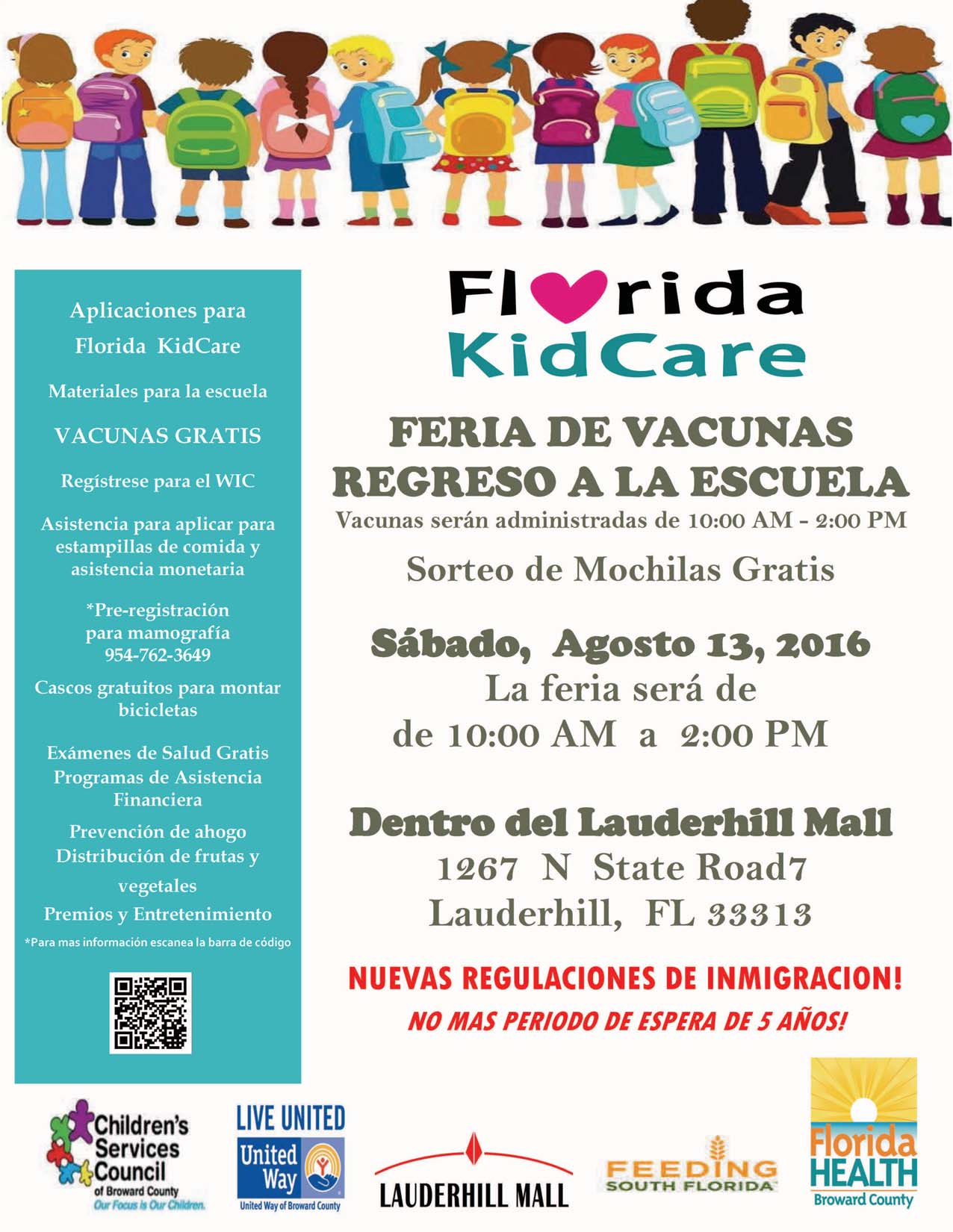 Florida KidCare Back to School Immunization Fair