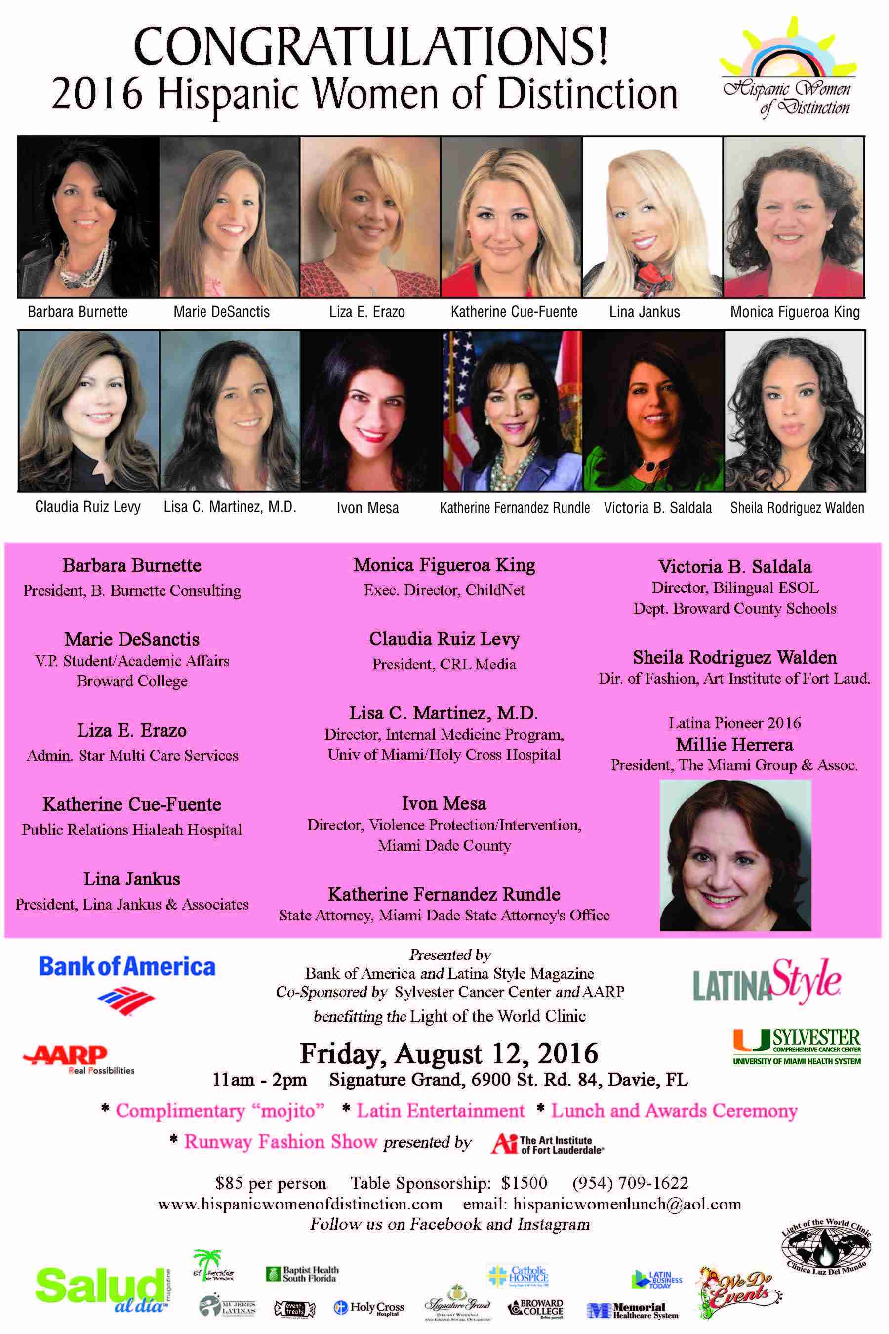 Hispanic Women of Distinction 