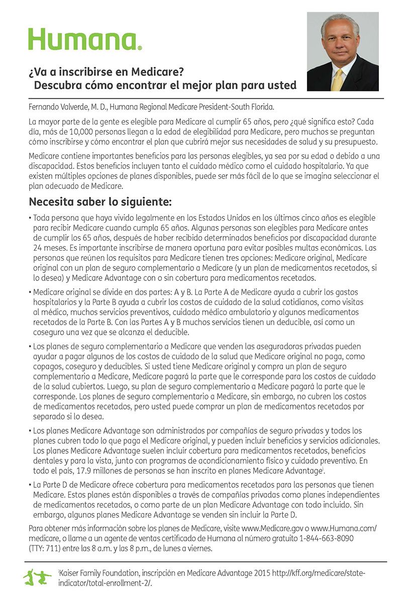 Años de Platino, Va a inscribirse en Medicare ? Descubra cómo encontrar el mejor plan para usted