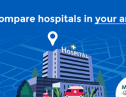 Compare los hospitales en una localidad en los Estados Unidos